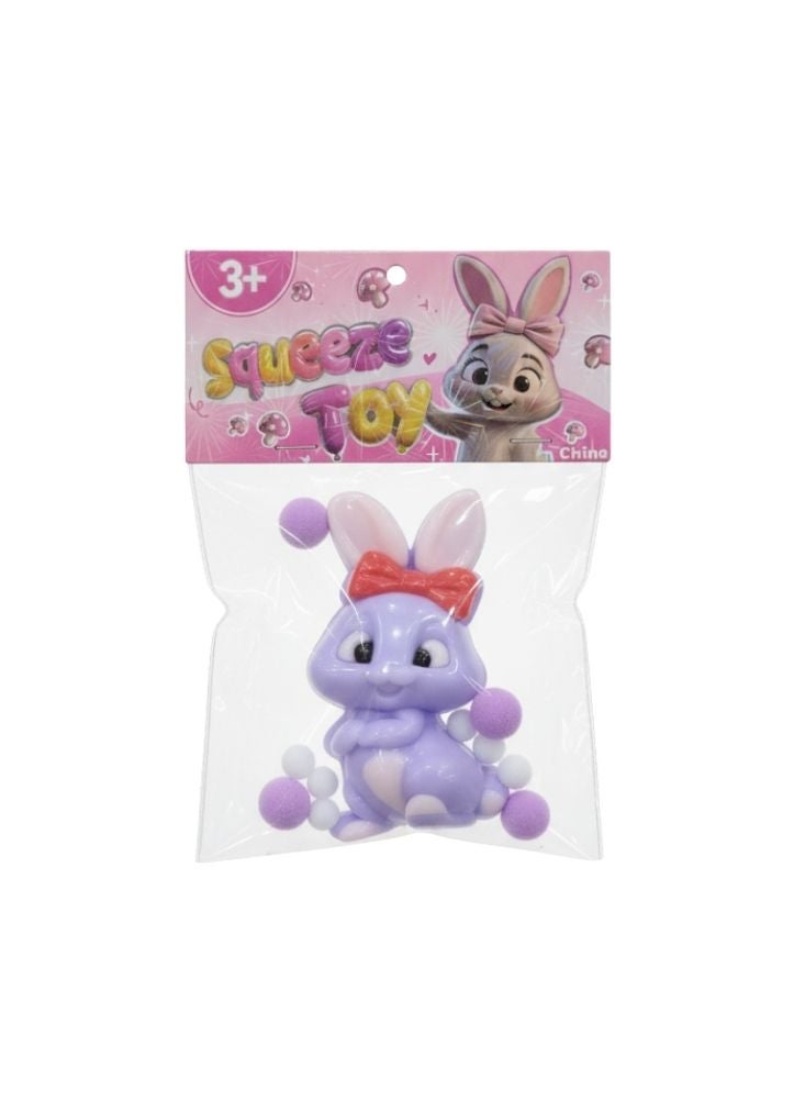 Premium Purple Bunny Character Mini Figure with Bow – Adorable Kawaii Collectible Toy for Kids, Decor & Gift Use - Image 2